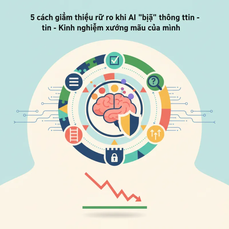 5 cách giảm thiểu rủi ro khi AI "bịa" thông tin - Kinh nghiệm xương máu của mình