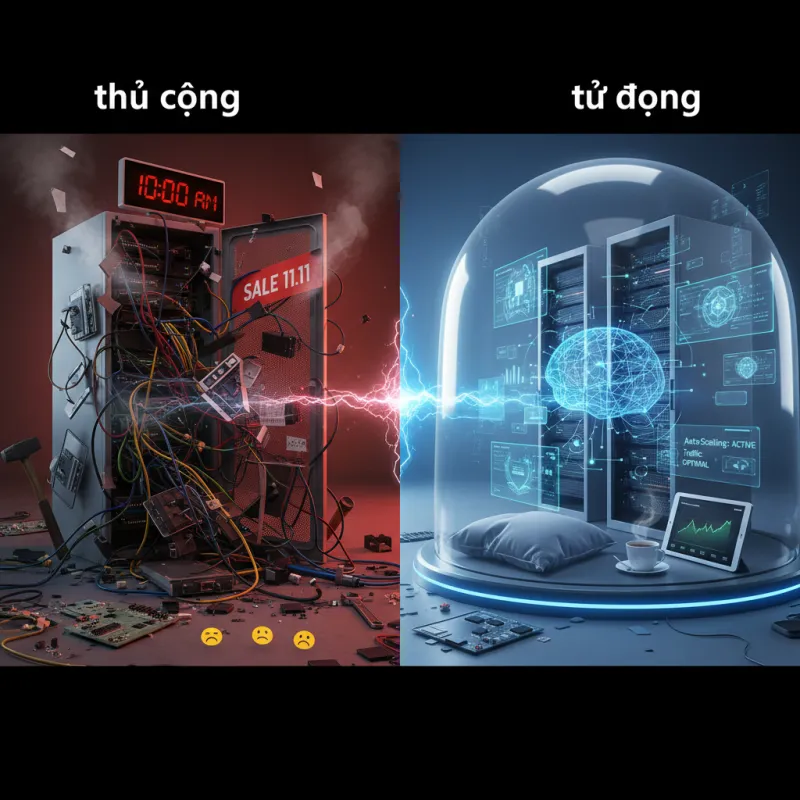 Team "thủ công" và team "tự động": Một trời một vực!