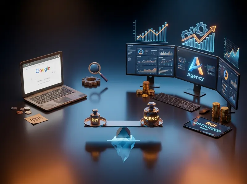 Nên tự chạy Google Ads hay thuê Agency? Bài toán chi phí và hiệu quả thực tế