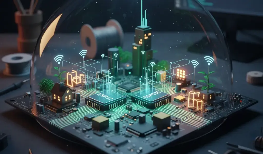 ESP32 ESP8266 Dự Án IoT Wi-Fi Giá Rẻ: Hướng Dẫn Chi Tiết A-Z