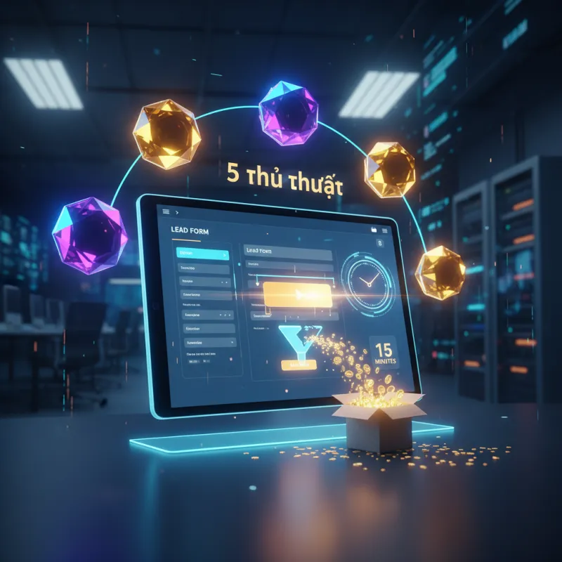 5 “thủ thuật” tối ưu biểu mẫu lead đơn giản mà hiệu quả tức thì, áp dụng trong 15 phút