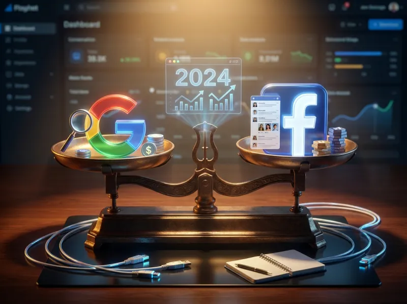 Đặt lên bàn cân: So sánh chi tiết Google Ads và Facebook Ads 2024