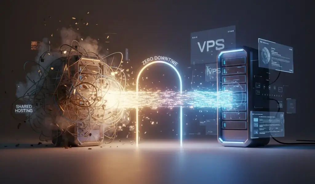 Hướng Dẫn Chuyển Website Từ Shared Hosting Lên VPS Không Downtime