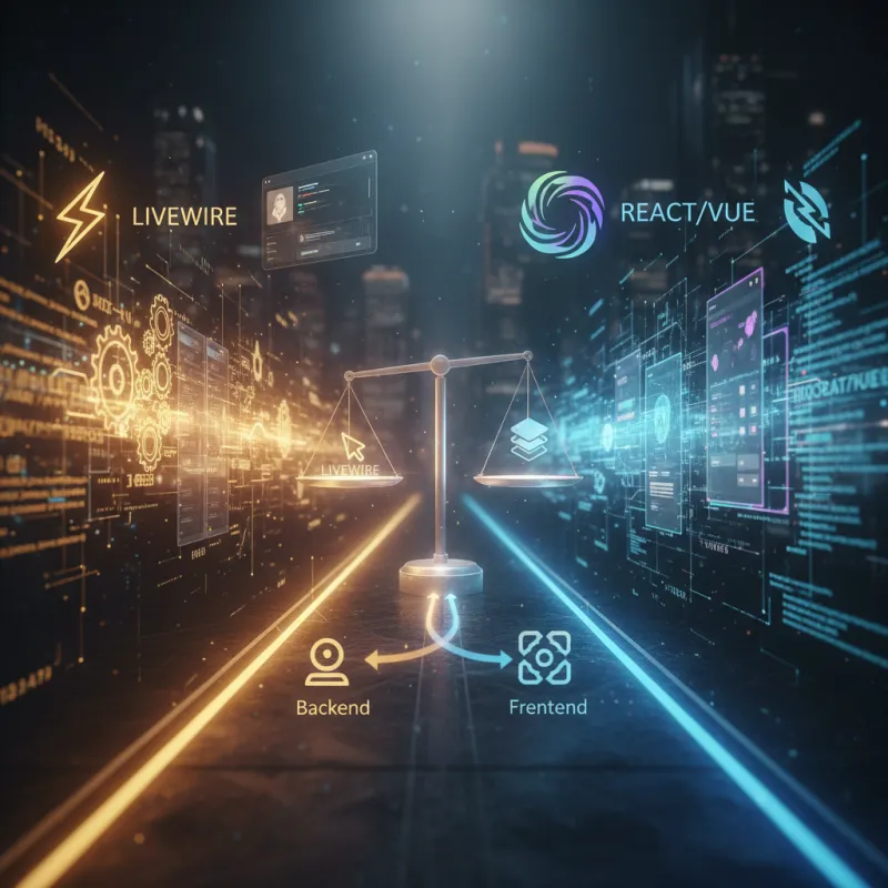 Khi nào nên dùng Livewire và khi nào thì không? So sánh thẳng thắn với React/Vue