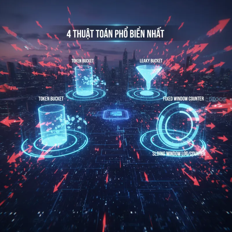 "Võ Công" Của Rate Limiting: 4 Thuật Toán Phổ Biến Nhất
