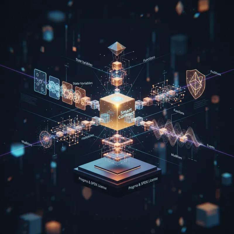 Mổ xẻ cấu trúc của một Smart Contract Solidity cơ bản