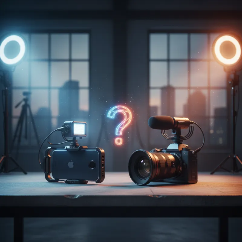 Chọn 'vũ khí' chính: Quay bằng Điện thoại hay đầu tư Máy ảnh chuyên dụng?