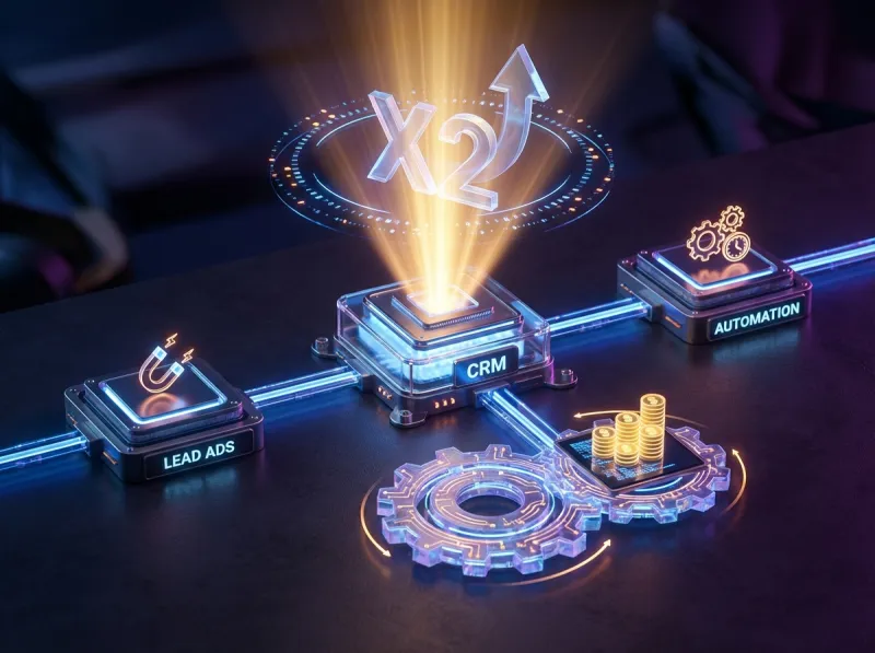 Nâng tầm cuộc chơi: Bí quyết X2 hiệu quả bằng cách kết nối Lead Ads với CRM và Marketing Automation