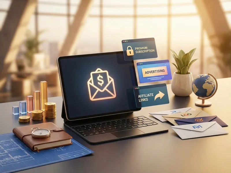 Các mô hình kiếm tiền từ newsletter phổ biến nhất (Kèm ví dụ thực tế)