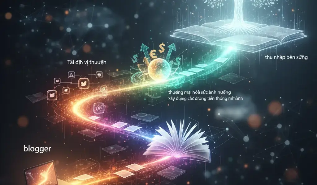 Từ Blogger Đến Influencer Lộ Trình Phát Triển & Thu Nhập Bền Vững