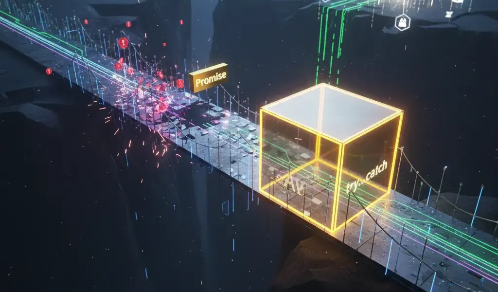 Xử Lý Lỗi JavaScript Try Catch Best Practices (Async/Await, API)